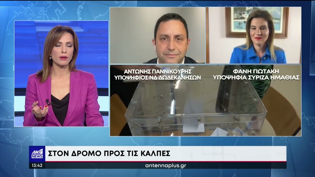 Η Φανή Γιωτάκη υποψήφια βουλευτής ΣΥΡΙΖΑ ΠΣ στην Ημαθία στο μεσημεριανό δελτίο ειδήσεων