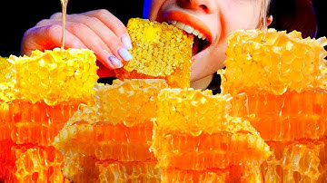 ASMR HONEYCOMB (Extremely STICKY Satisfying EATING SOUNDS) NO TALKING
