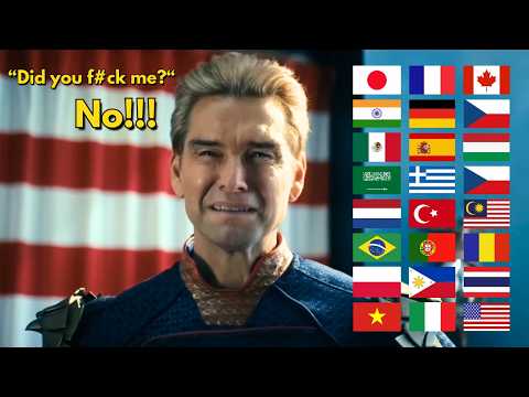 "DID YOU F$CK ME?" in 29 languages | THE BOYS S5