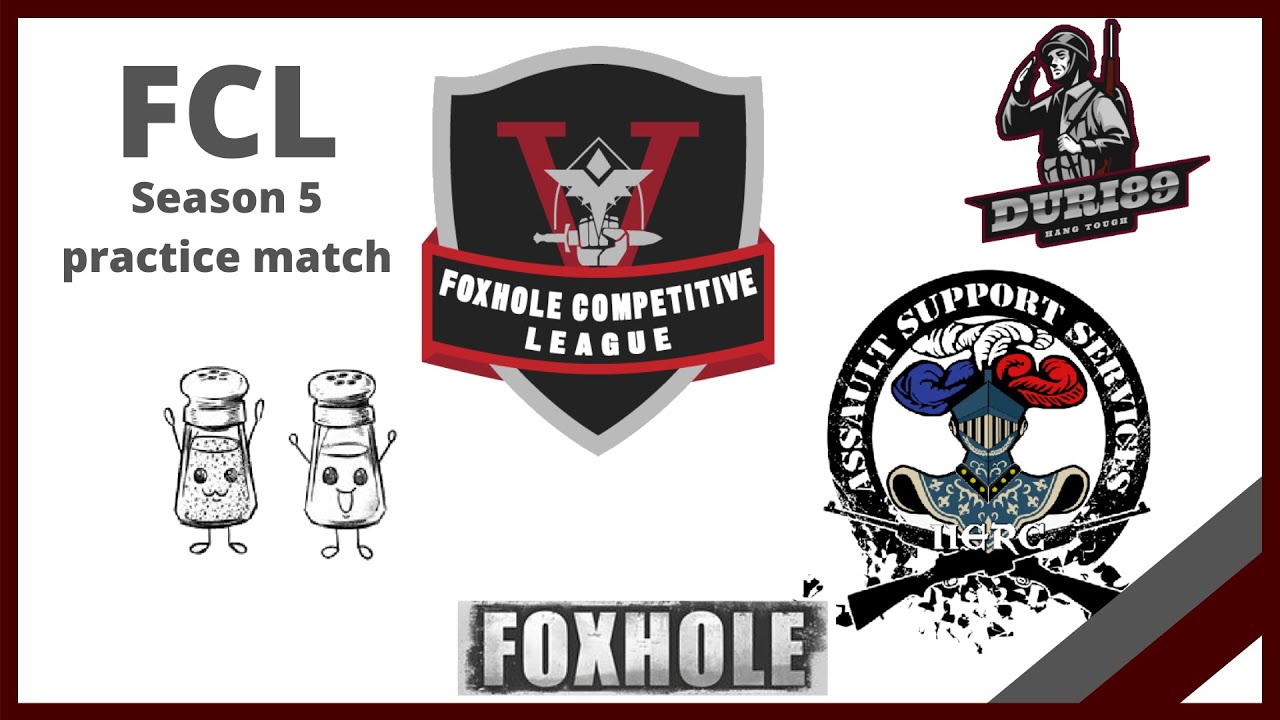 S&PTOR vs NICE Foxhole Competitive League Season 5 - practice match (TIMESTAMPS)