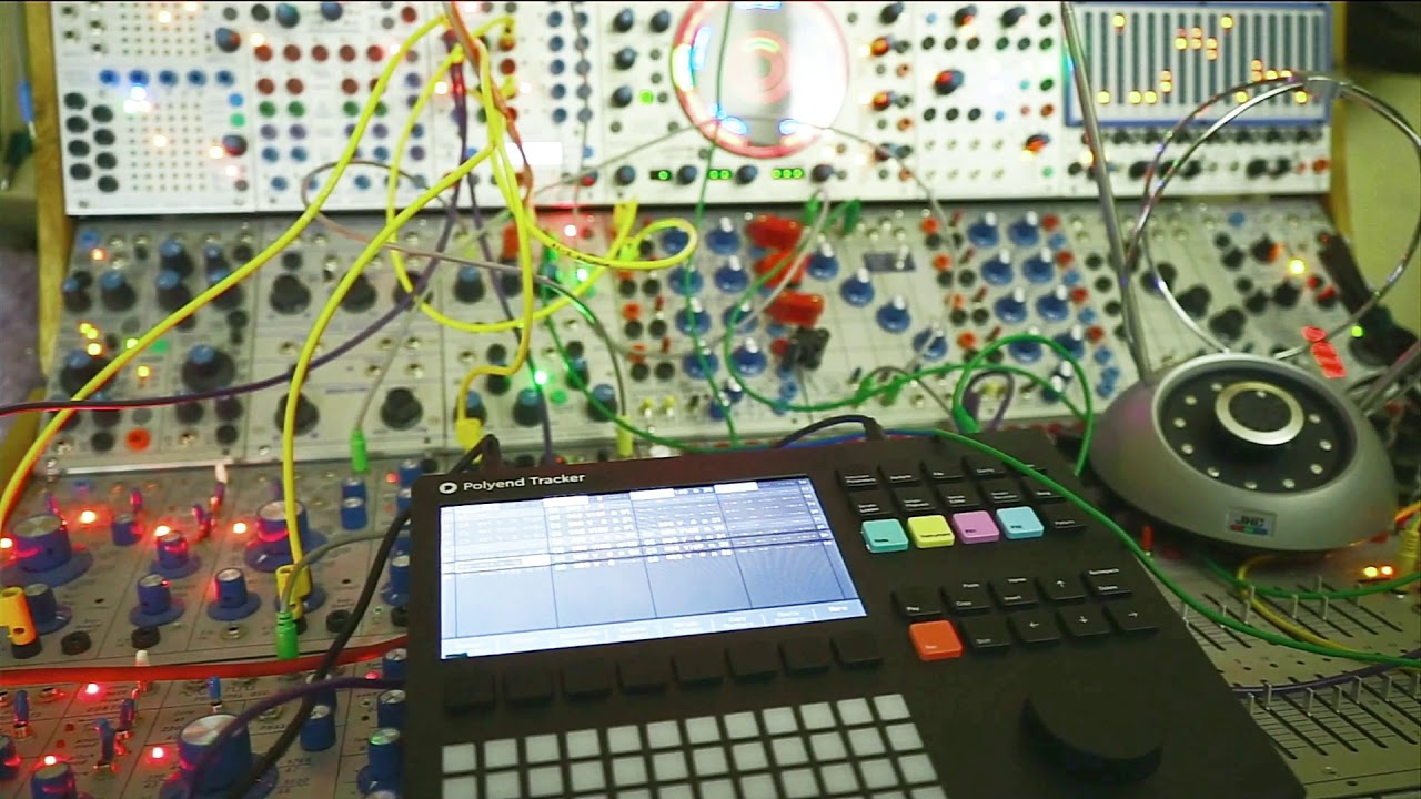 polyend tracker & buchla200
