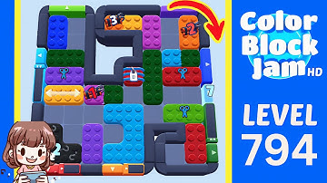 Color Block Jam Level 794 Solution Walkthrough