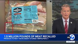 RECALL: More than 1.5 million pounds of hot dogs, deli meat and more recalled nationwide