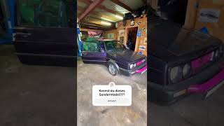 Kennst du das Sondermodel und wie findest du es?  Mein Respekt hat der Wagen.  #automobile #vw #mk2