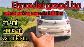 Hyundai grand i10 reverse parking sensor installation |car parking sensor installation | 🅿️🚨