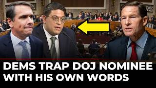 DOJ Nominee Scrambles as Dems Confront Him With His Old Voter Suppression Article and Demand Answers