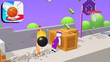 Bounce Dunk ​- All Levels Gameplay Android,ios (Part 191)