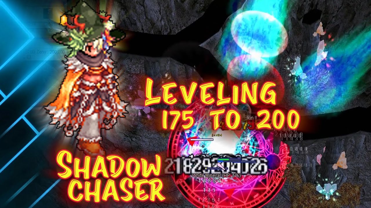 auto spell 2022 New Shadow Chaser Leveling 175 to 200 | Magic Sword Auto Shadow Spell SC | Shining Moon RO