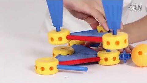 Thinkertoy DIY building blocks - How to Build a Fireplane