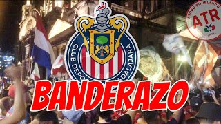 BANDERAZO DE LA AFICION⚪|CHIVAS ES SU GENTE|MAÑANA SE GANA