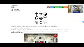 HUM 101 Religion Unit Overview Duncan