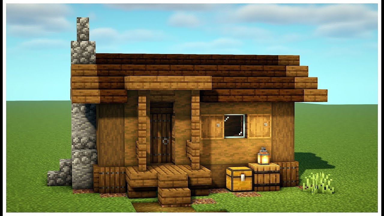 Minecraft House Designs Blueprints Woodland Hut Small Minecraft House ...