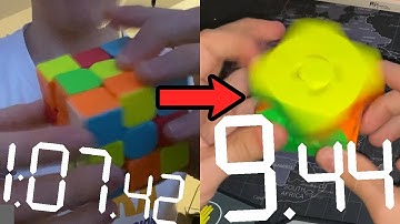 6 maanden kubus-progressie - van complete beginner tot 15 seconden