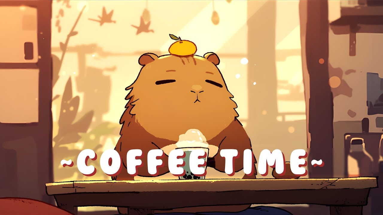 [1 Hour] Capybara Beats & Lofi - Lofi Hip Hop for Studying ~ Peaceful Flow ~ 🦫 🌙 📖