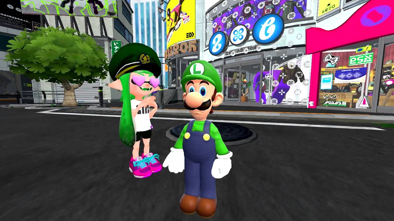 Luigi in Inkopolis