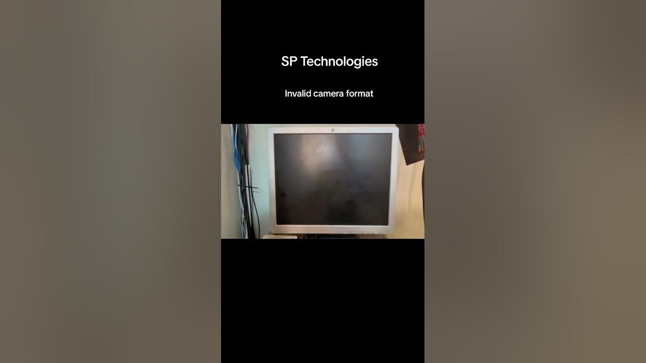 How to solve dahua invalid camera format issue YouTube