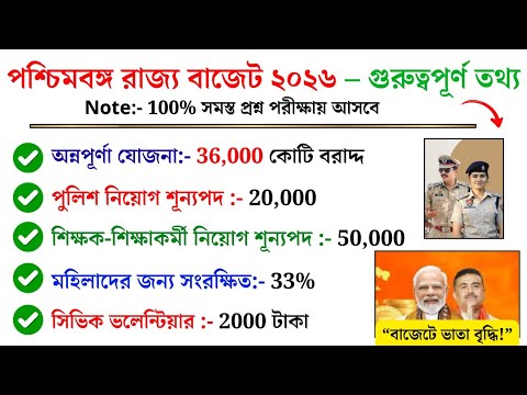 WB Budget 2026 Explained: নতুন চাকরির সুযোগ?