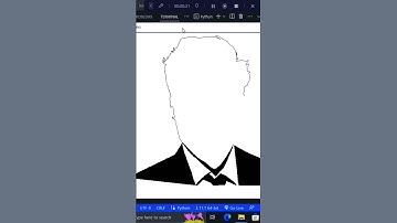 Draw Iron Man Face using 3 line of python code #shorts #coding #programming