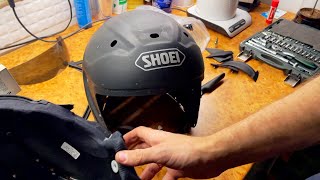 How to disassemble Shoei J-Cruise helmet for painting