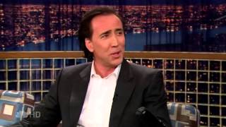 Nicolas Cage on 'Late Night with Conan O'Brien'  2/15/07