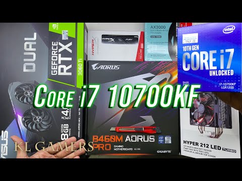 intel Core i7 10700KF GIGABYTE B460M AORUS PRO RTX 3060Ti Hyper