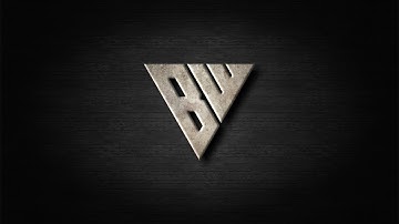 How to make a professional logo lettern BW || monogram logo tutorial || pixellab tutorial