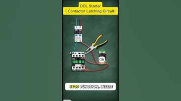 How to Wire a Contactor Latching Circuit | Easy Motor Start Stop Wiring Explained