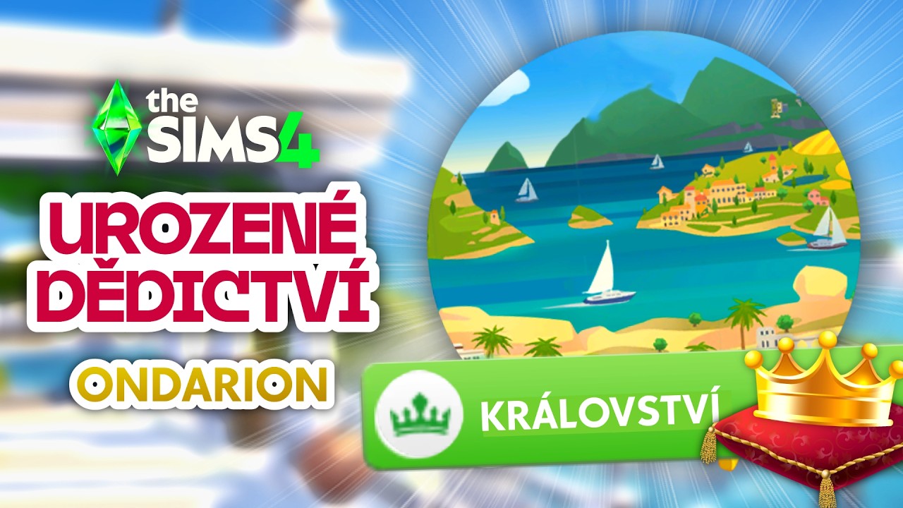 👑 Jak si vytvořit KRÁLOVSTVÍ v The Sims 4 Urozené dědictví?