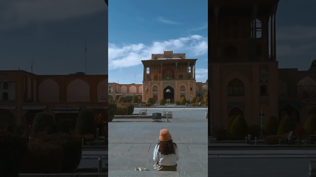 🎨 Watch me sketch Iran’s iconic Ali Qapu Palace in 60 seconds! 🇮🇷 #sketch #drawing