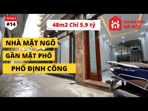 Video Bán Nhà Hà Nội Gần Mặt Phố Định Công Quận Hoàng Mai - youtube