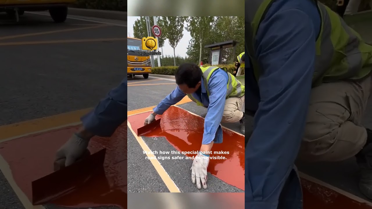 Anti Slip Paint for Road Markings  Safety Enhanced with Color!
