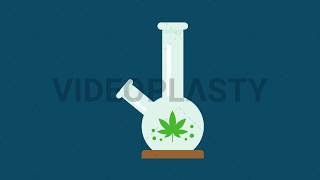 Marijuana Bong Icon Stock Animation [MOV & GIF]