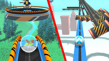 Sky Rolling Ball 3D - All Levels Gameplay Android, iOS #78 ( Level 680 - 687 )