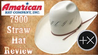 American hat company 7900 straw hat review