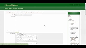 Moodle: Assignment Grading Methods