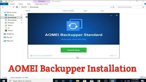 AOMEI Backupper | Data backup software | AOMEI Backupper installation |TiT