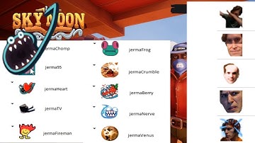 Jerma Streams - Sky Noon and Emote Contest Winners