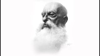 ZIMOU TAN | ART | How to draw a bearded man portrait demo