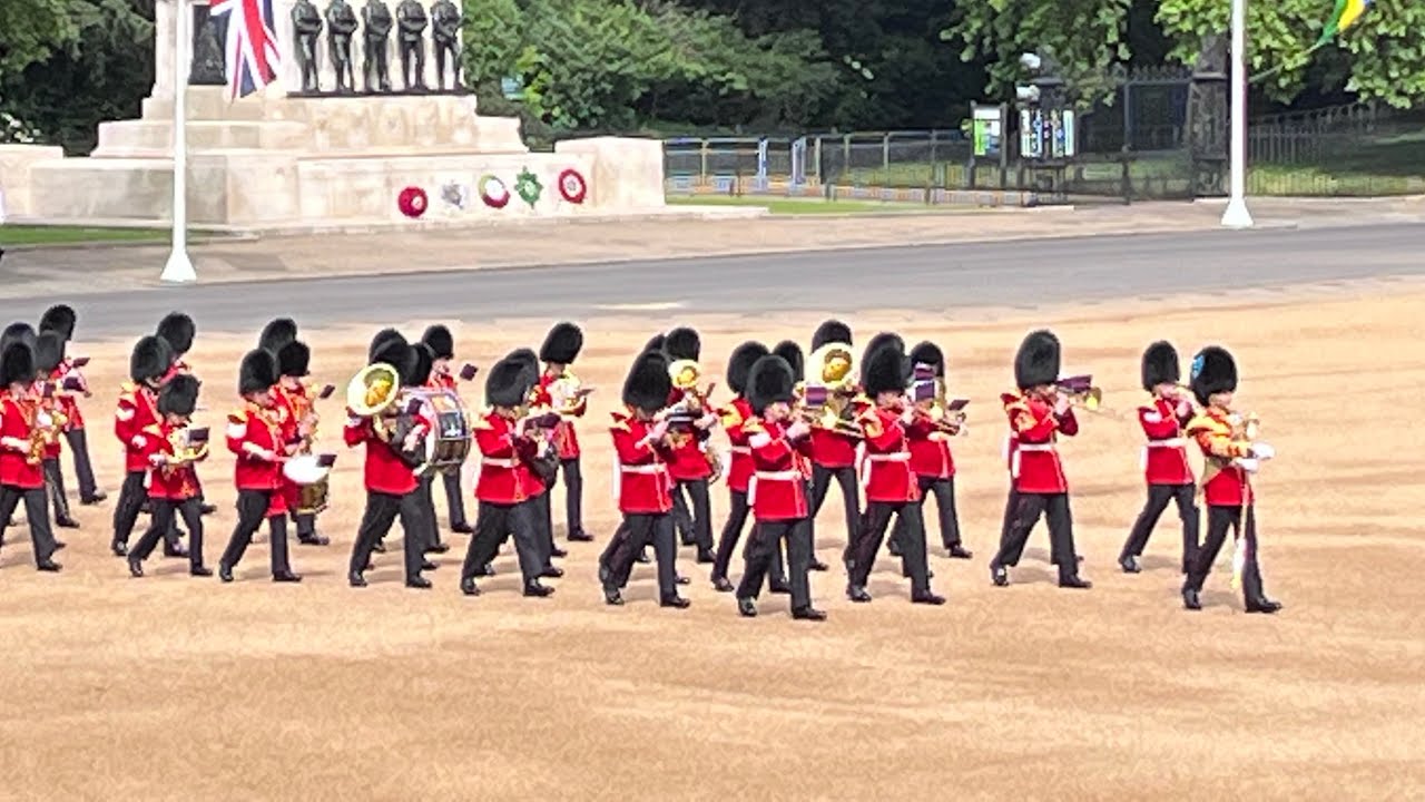 Trooping the Colour 2022 Rehearsal. The Major Generals Review.