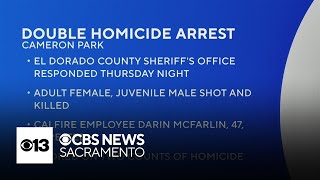 Cal Fire employee arrested after shooting in El Dorado County leaves woman, boy dead