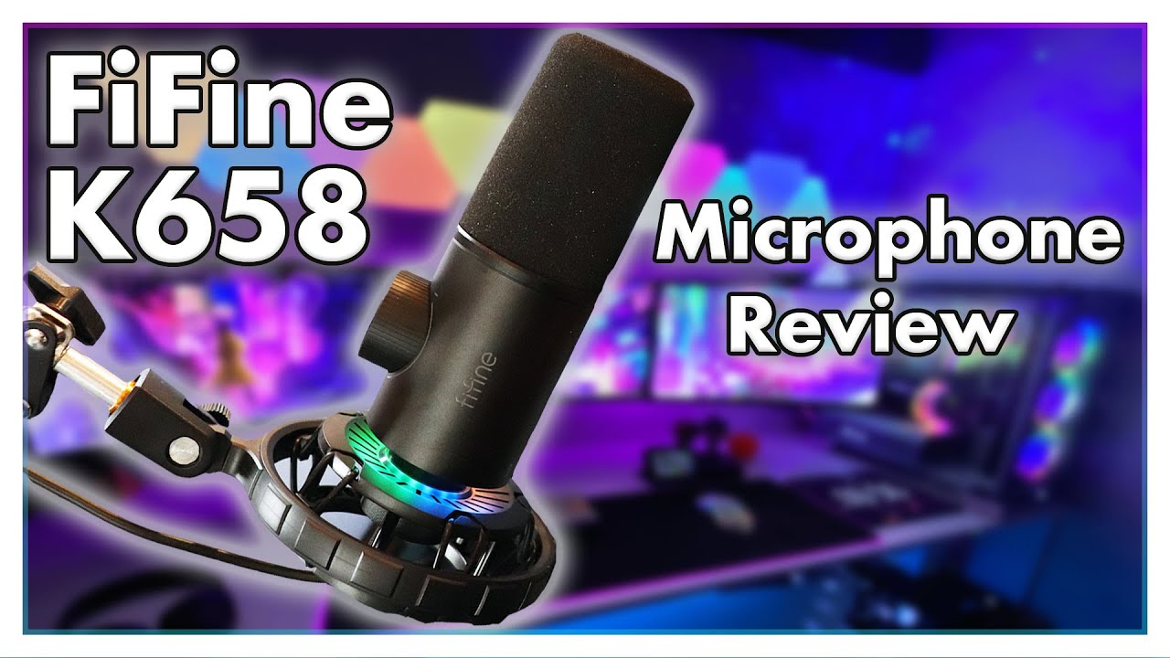 FIFINE K658 MICROPHONE - Audio Review for a USB Dynamic microphone -  Podcasts , Voiceover, Gaming 