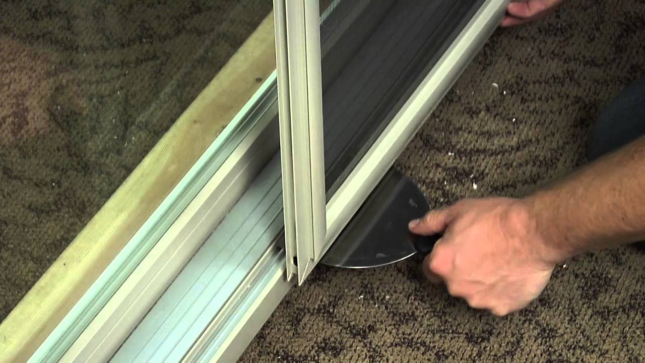 How To Remove A Jeld-Wen Vinyl Sliding Glass Door