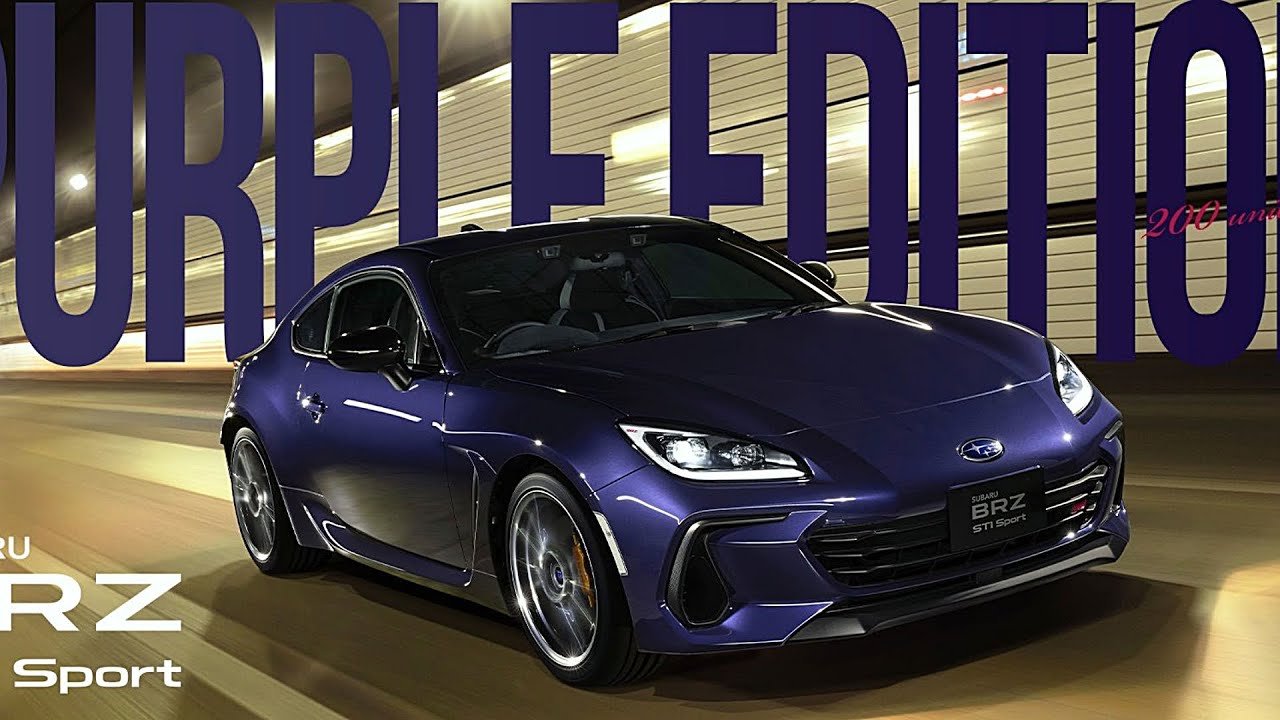 JDM Subaru BRZ STI Sport Purple Edition: A Limited Masterpiece