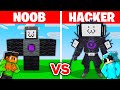 Noob vs hacker i cheated in a upgraded titan tv man build challenge