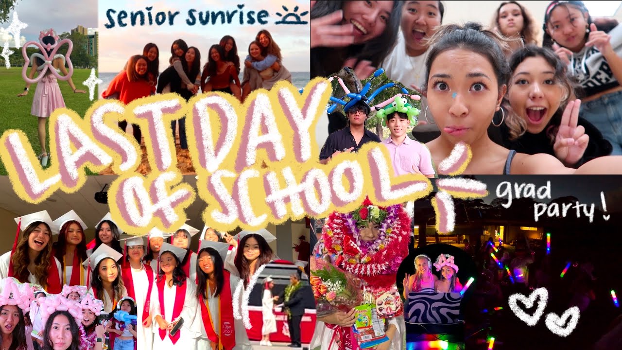 LAST DAY OF HIGH SCHOOL + GRADUATION VLOG - YouTube