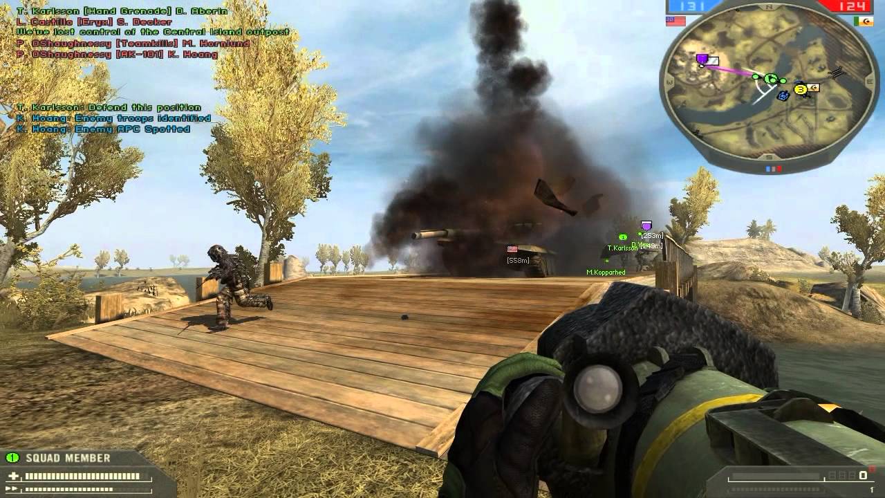 Battlefield 2. Zatar Wetlands. Trailer.