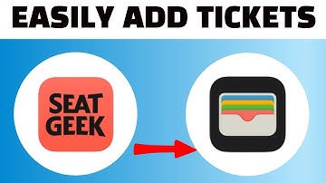 How to add Seatgeek Tickets to Apple Wallet (Quick Tutorial)