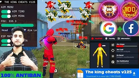 Free fire hack | ff hack mod menu download | free fire headshot hack | the king cheats v125 update