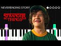 NeverEnding Story - Stranger Things | EASY Piano Tutorial