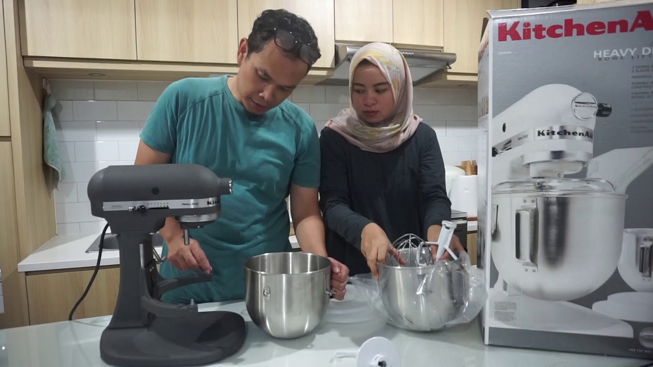 Unboxing Stand Mixer KitchenAid Duty 5KPM50 YouTube